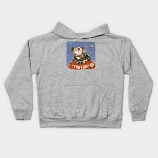 Cosmonaut Space Dog Kids Hoodie